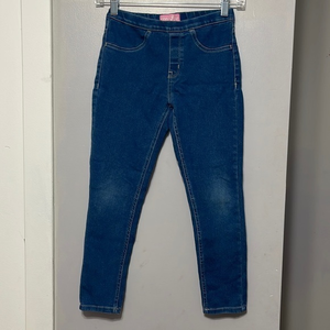 Freestyle 2 PAIRS Size 8 Jeggings Kids Blue Medium Wash Faded Pull On Denim Pant
